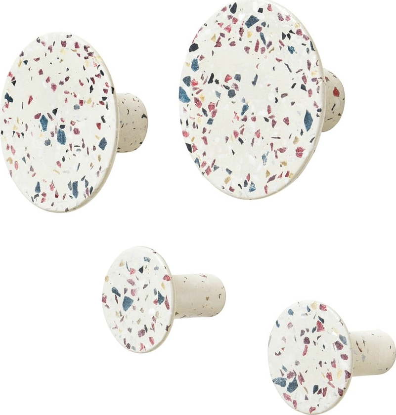 Sada 4 nástěnných háčků Blomus Terrazzo Blomus