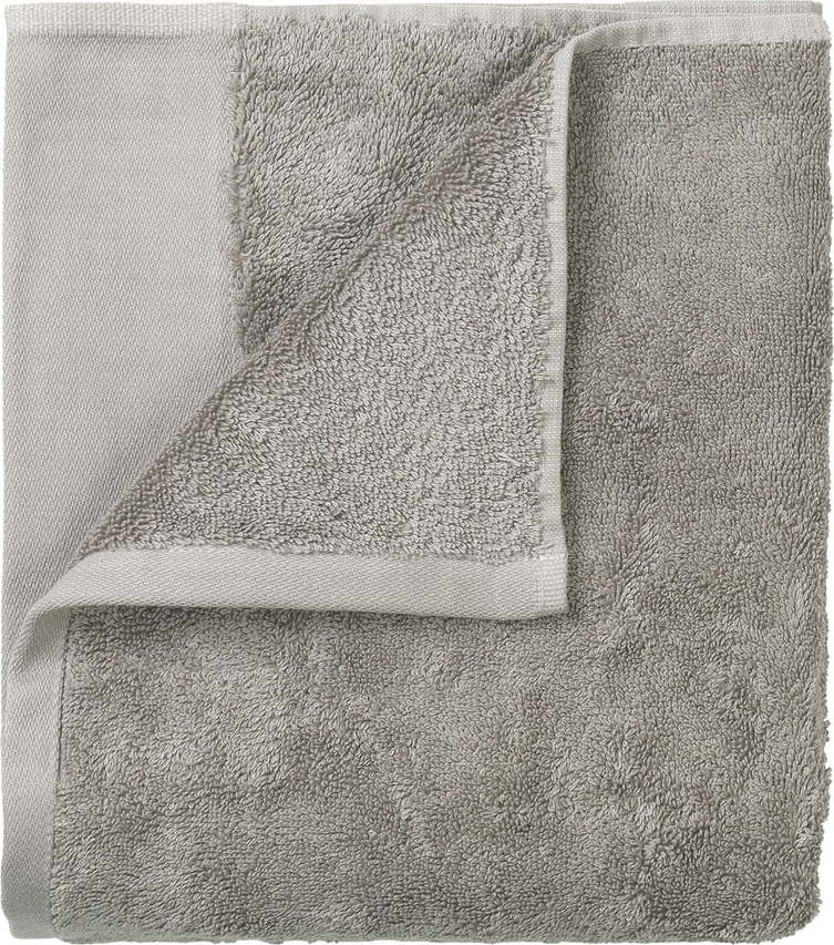 Sada 4 šedých ručníků Blomus. 30 x 30 cm Blomus