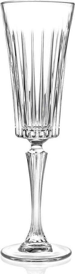 Sada 6 křišťálových sklenic na sekt RCR Cristalleria Italiana Edvige