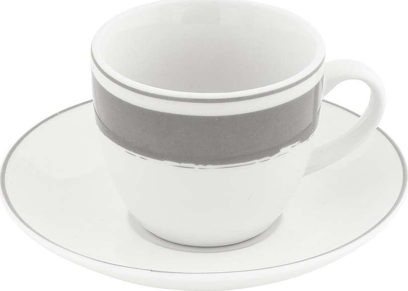 Sada 6 porcelánových hrnků s podšálky Villa Altachiara Manta Villa Altachiara