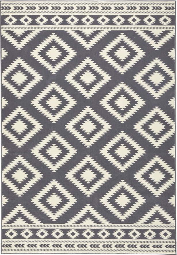 Šedo-krémový koberec Hanse Home Gloria Ethno