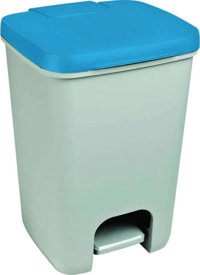 Šedo-modrý odpadkový koš Curver Essentials