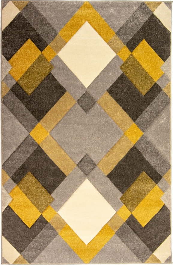Šedo-žlutý koberec Flair Rugs Nimbus