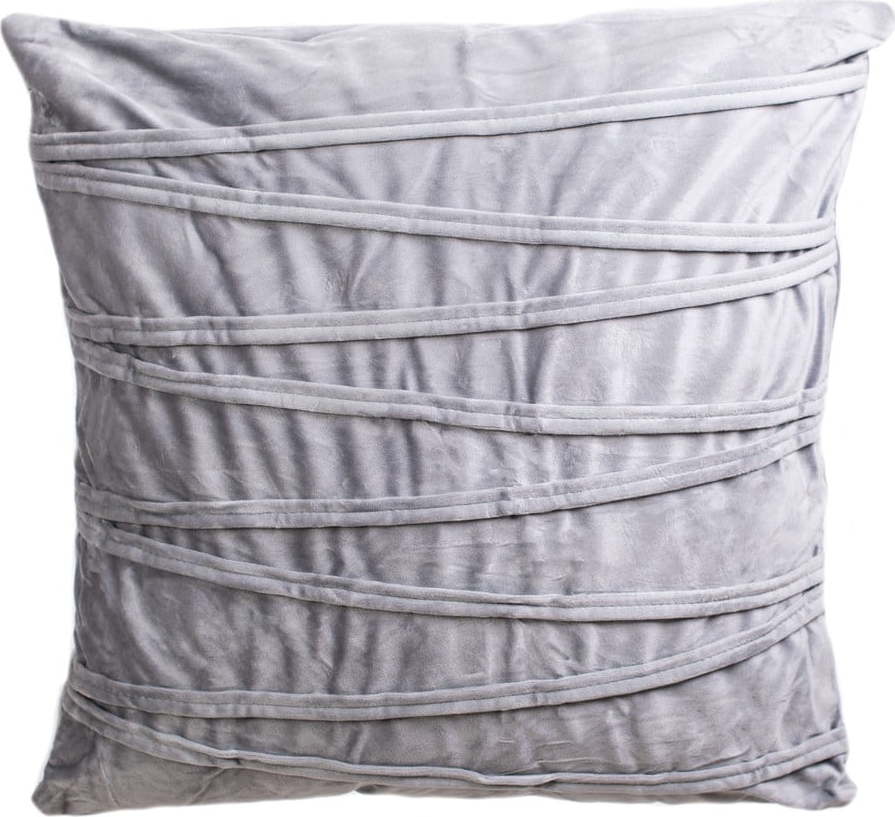 Šedý dekorativní polštář JAHU collections Ella