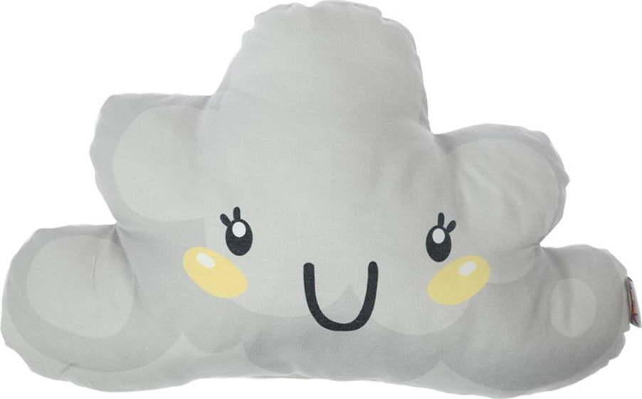 Šedý dětský polštářek s příměsí bavlny Mike & Co. NEW YORK Pillow Toy Arro