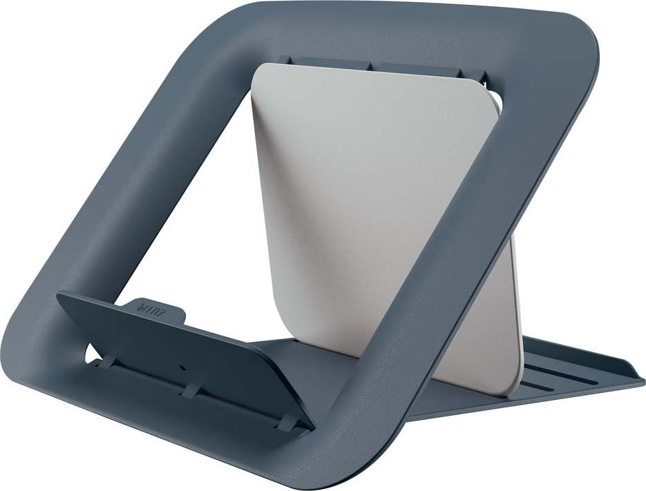 Šedý nastavitelný stojan pod notebook Leitz Cosy Ergo Leitz