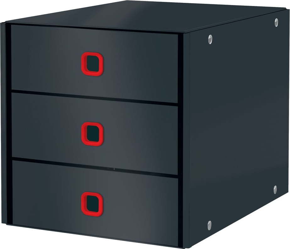 Šedý zásuvkový box se 3 zásuvkami Leitz Cosy Click & Store Leitz