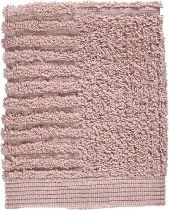 Světe růžový ručník ze 100% bavlny na obličej Zone Classic