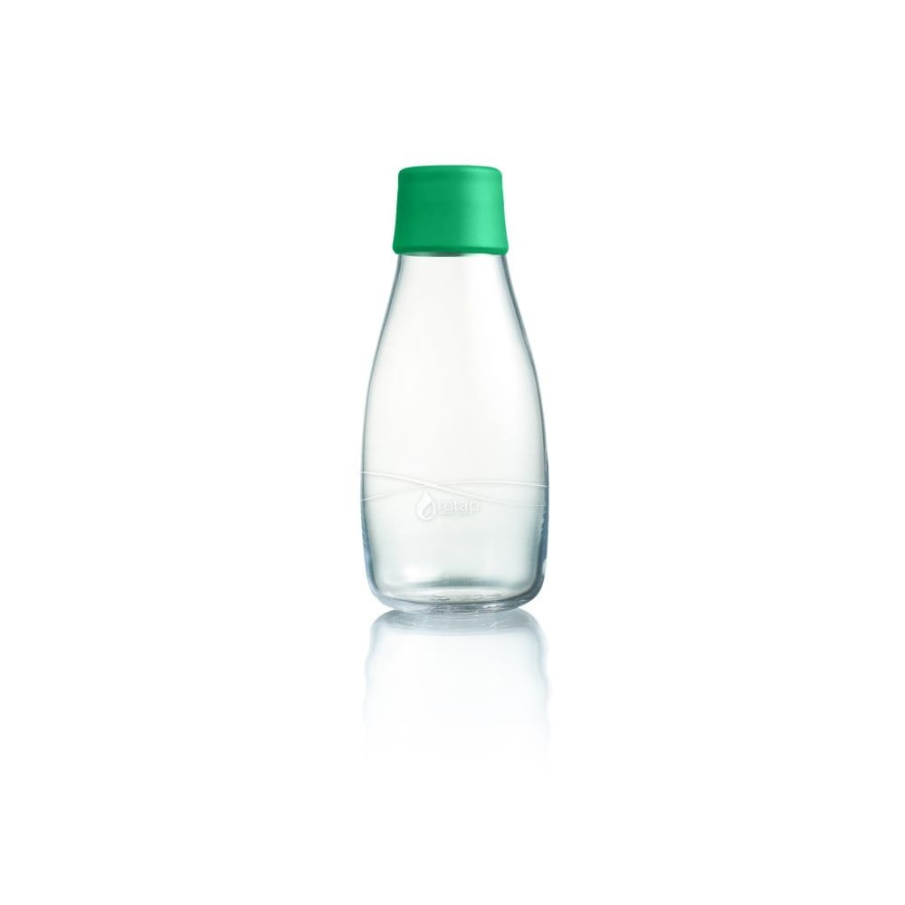Sytě zelená skleněná lahev ReTap