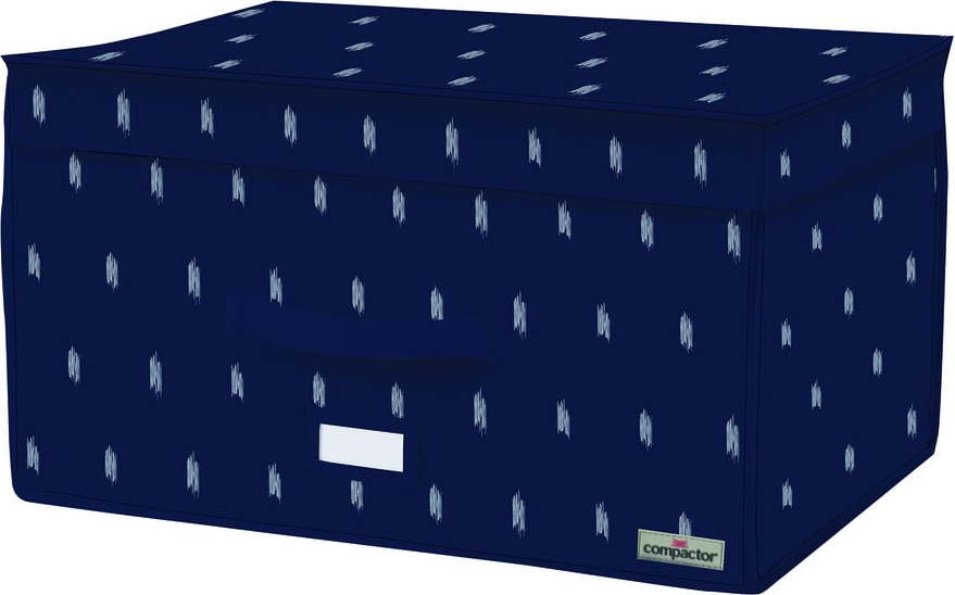 Tmavě modrý úložný box Compactor Trunk Kasuri