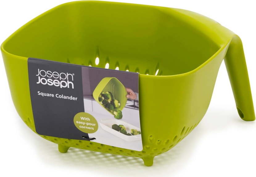 Velký zelený kubický cedník Joseph Joseph Square Colander Joseph joseph