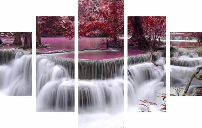 Vícedílný obraz Waterfall