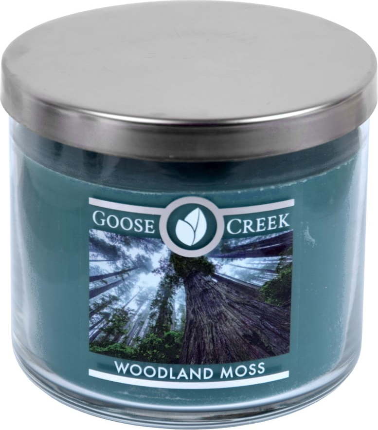 Vonná svíčka ve skleněné dóze Goose Creek Woodland Moss
