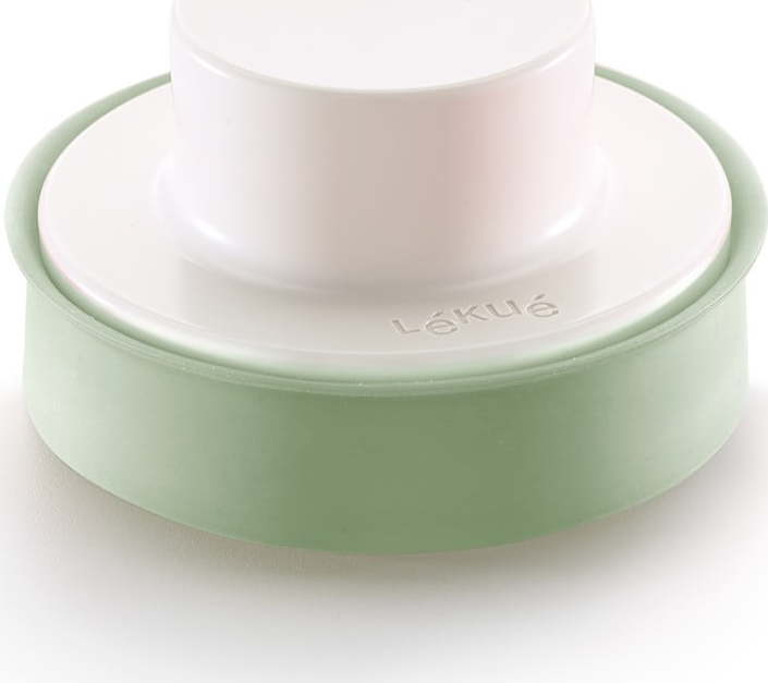 Zeleno-bílá forma na tvarování bezmasých placek Lékué Veggie LÉKUÉ