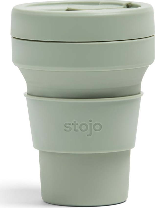 Zelený skládací termohrnek Stojo Pocket Cup Sage