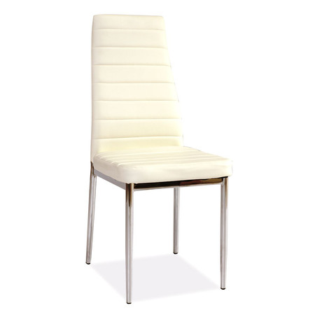 Židle H-261 bílá/chrom SIGNAL