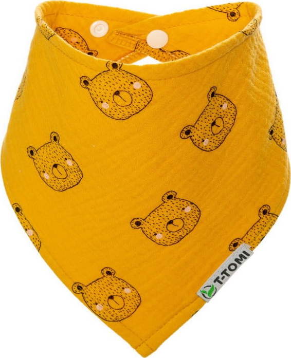 Žlutý mušelínový slintáček T-TOMI Bears T-Tomi