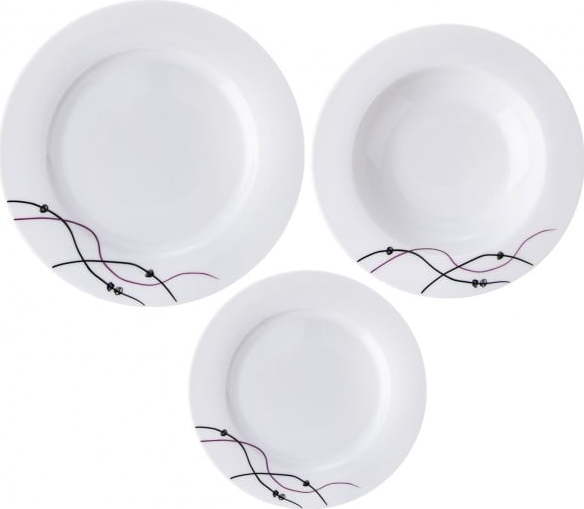 18dílná sada porcelánového nádobí Orion Waves Orion