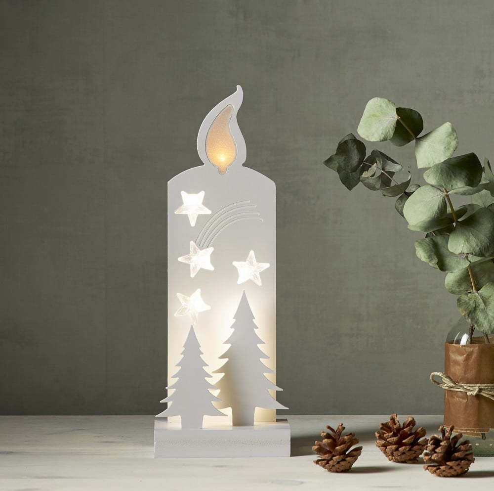 Bílá vánoční světelná dekorace Grandy - Star Trading Star Trading