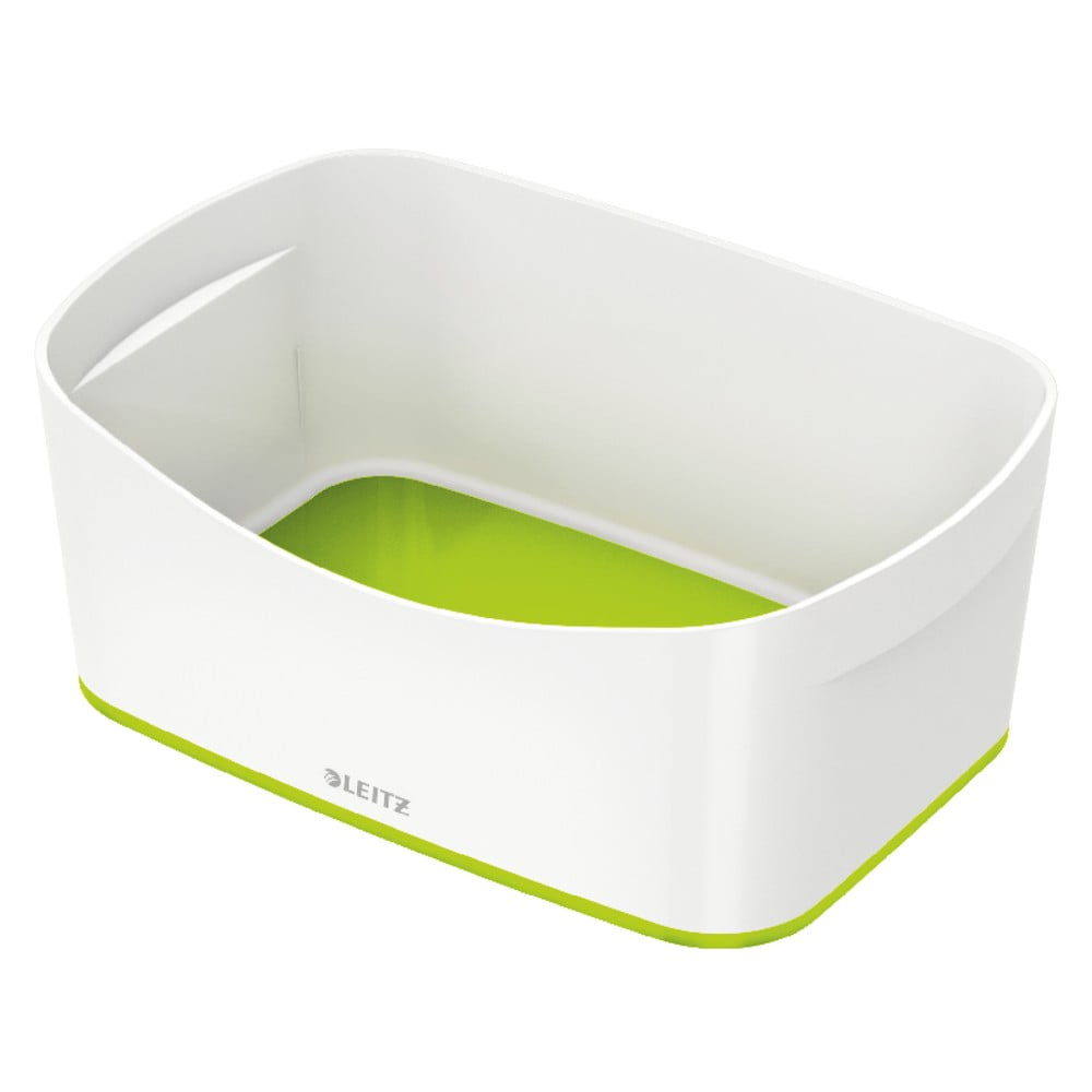 Bílo-zelený stolní box Leitz MyBox