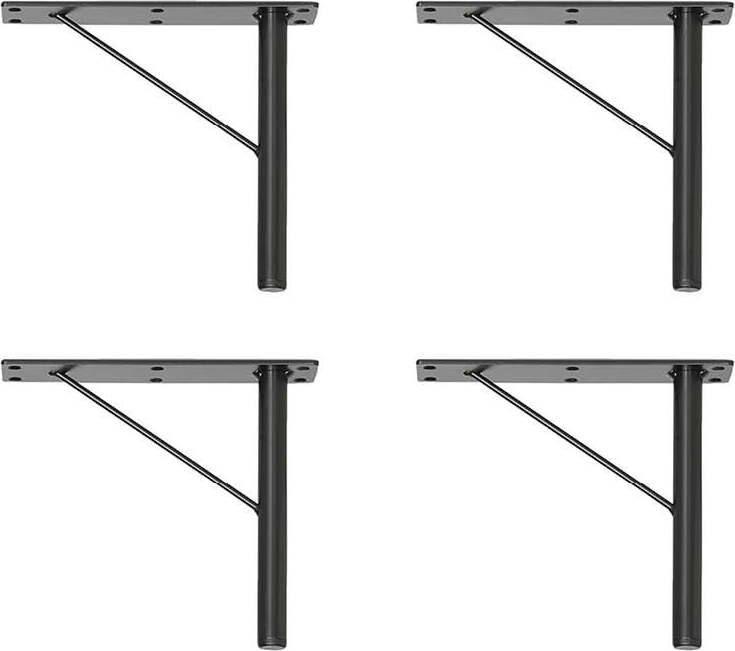 Černé kovové nožičky ke skříním v sadě 4 ks Mistral & Edge by Hammel - Hammel Furniture Hammel Furniture