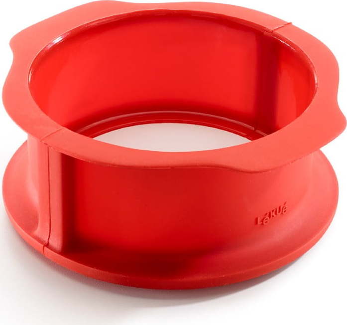Červená silikonová rozevírací forma na dort Lékué Springform