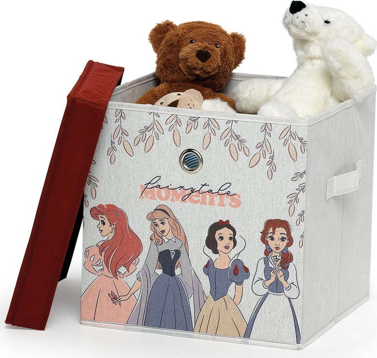 Dětský textilní úložný box s víkem Domopak Disney Princess