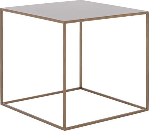 Konferenční kovový stolek ve zlaté barvě Custom Form Tensio