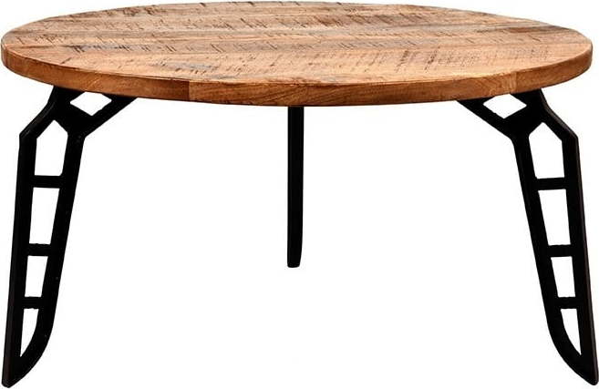 Konferenční stolek s deskou z mangového dřeva LABEL51 Flintstone
