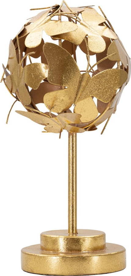 Kovová soška ve zlatém dekoru Mauro Ferretti Butterfly Mauro Ferretti