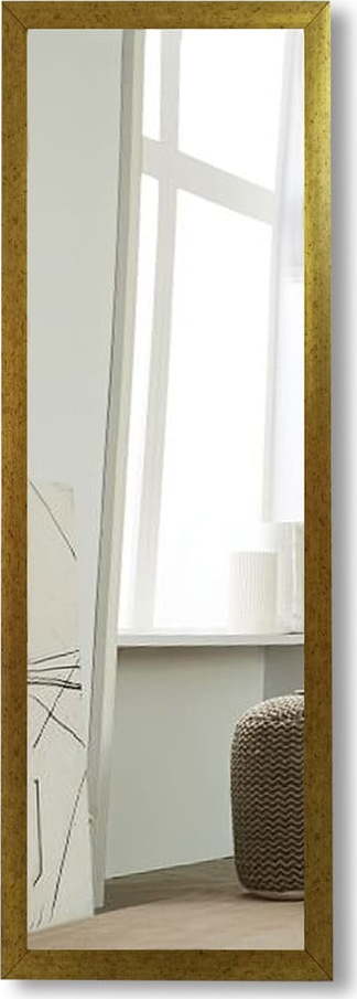 Nástěnné zrcadlo s rámem ve zlaté barvě Oyo Concept