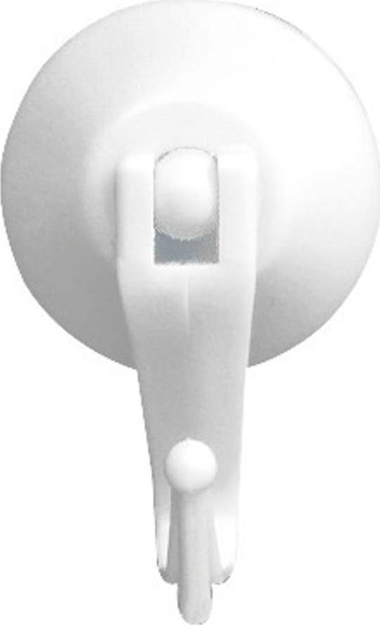 Sada 2 bílých nástěnných háčků s přísavkou Wenko Levered Suction Hooks Ballo WENKO