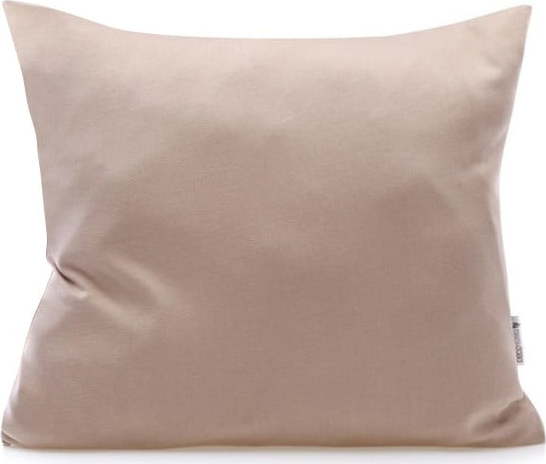 Sada 2 světle hnědých bavlněných povlaků na polštáře DecoKing Amber Cappuccino