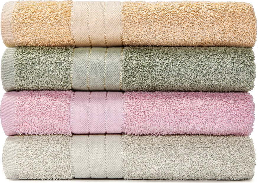 Sada 4 bavlněných ručníků Bonami Selection Portofino