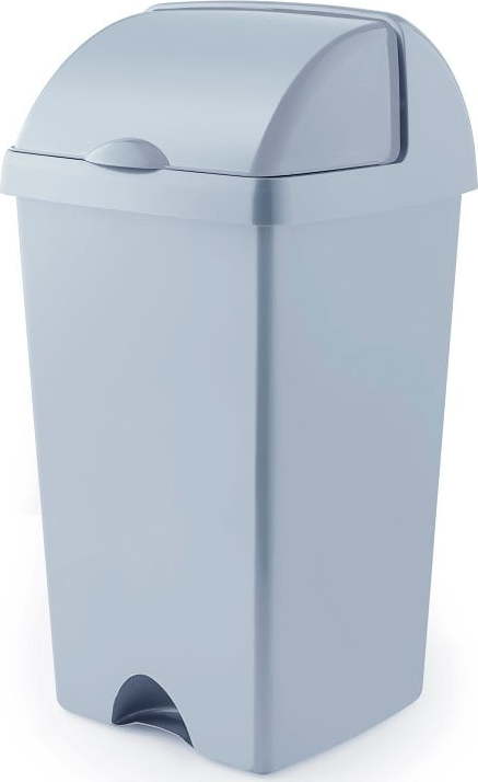Šedý odpadkový koš z recyklovaného plastu Addis Eco Range
