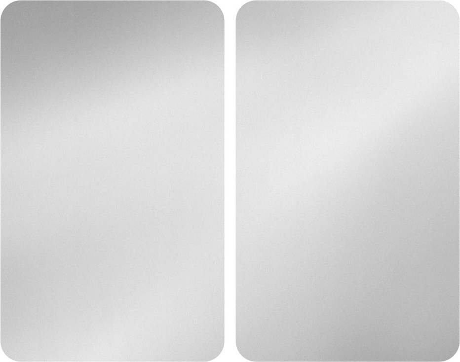 Set 2 skleněných krytů na sporák Wenko Universal Silver WENKO