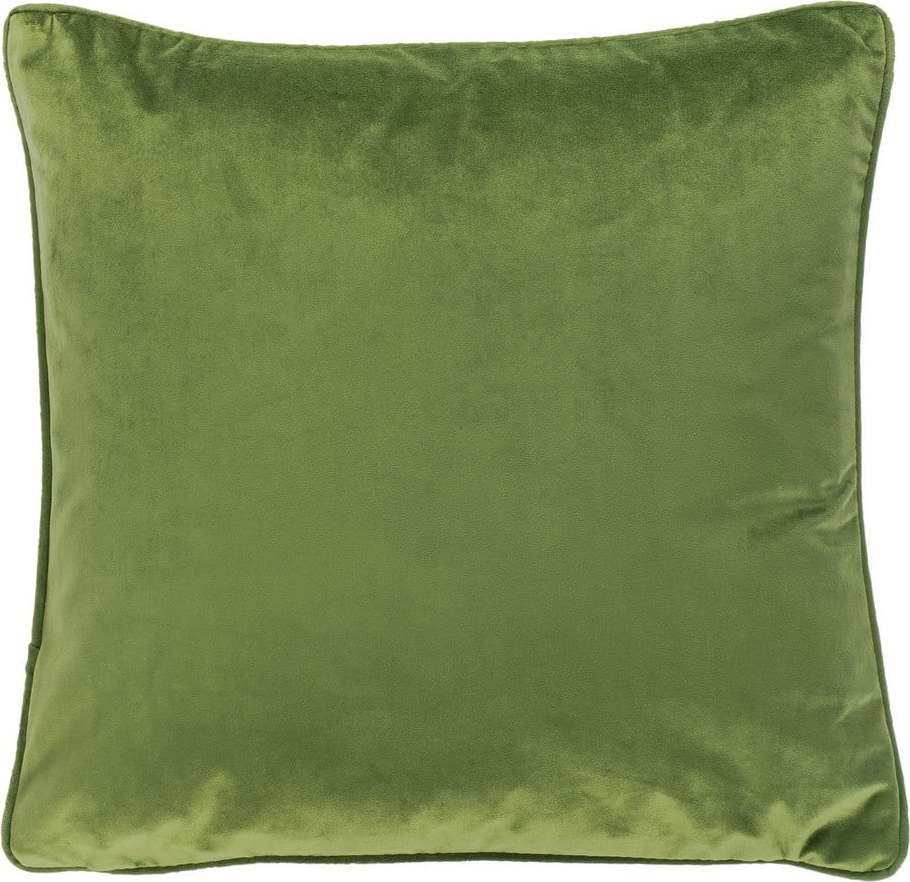 Tmavě zelený polštář Tiseco Home Studio Velvety
