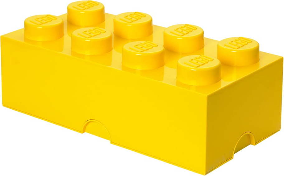 Tmavě žlutý úložný box LEGO® LEGO