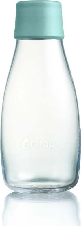 Tyrkysová skleněná lahev ReTap