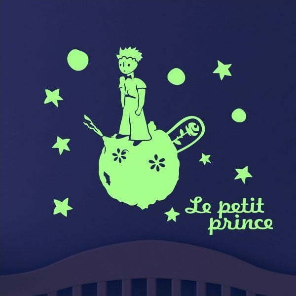 Ve tmě svítící samolepka Ambiance Le Petit Prince Ambiance