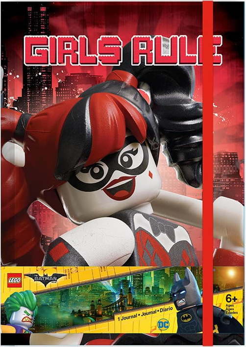 Zápisník LEGO® Batman Batgirl Harley Quinn LEGO