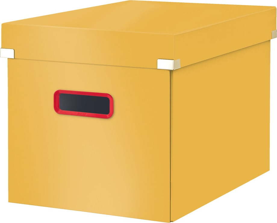 Žlutá úložná krabice Leitz Cosy Click & Store