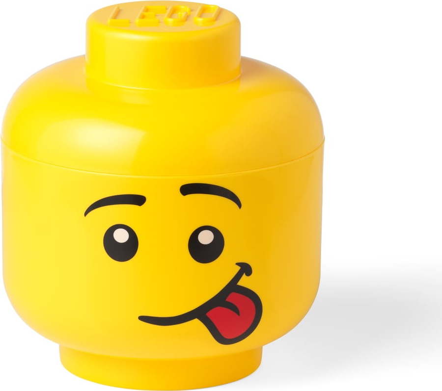 Žlutý úložný box ve tvaru hlavy LEGO® Silly L LEGO