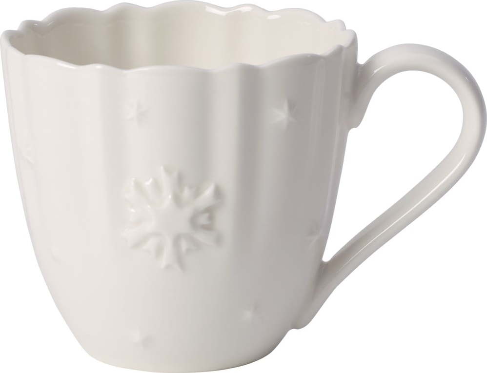 Bílý porcelánový hrnek s vánočním motivem Villeroy & Boch Villeroy & boch