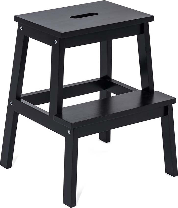 Černá stolička z kaučukového dřeva Corg - Bonami Essentials Bonami Essentials