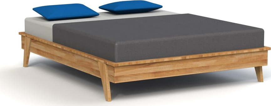 Dvoulůžková postel z dubového dřeva 180x200 cm Retro - The Beds The Beds