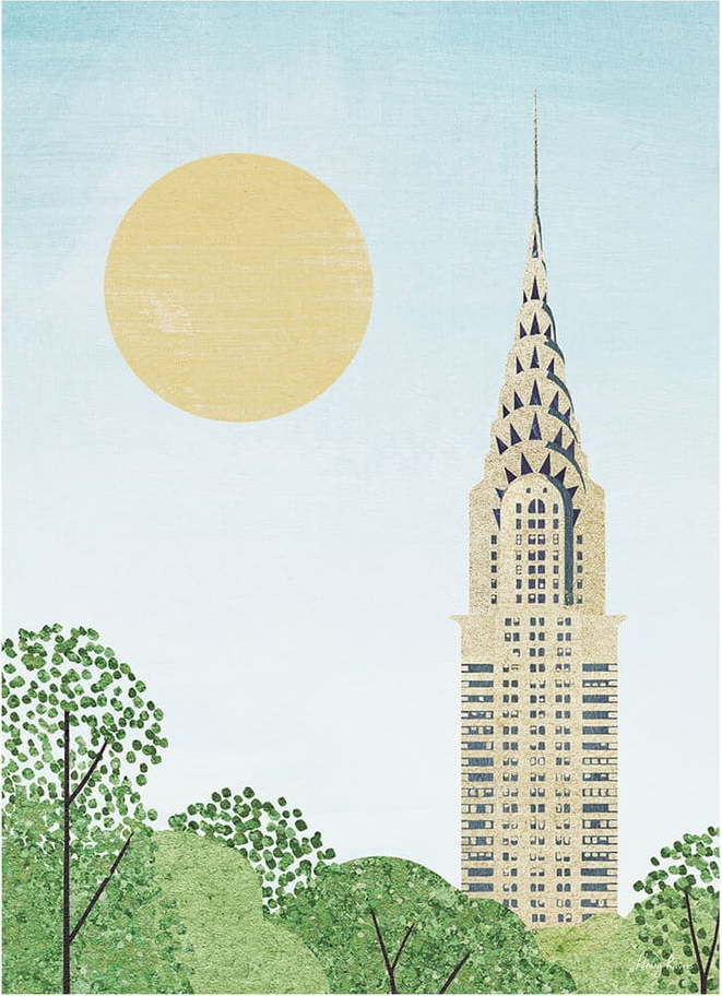 Plakát 30x40 cm Chrysler Building - Travelposter Travelposter