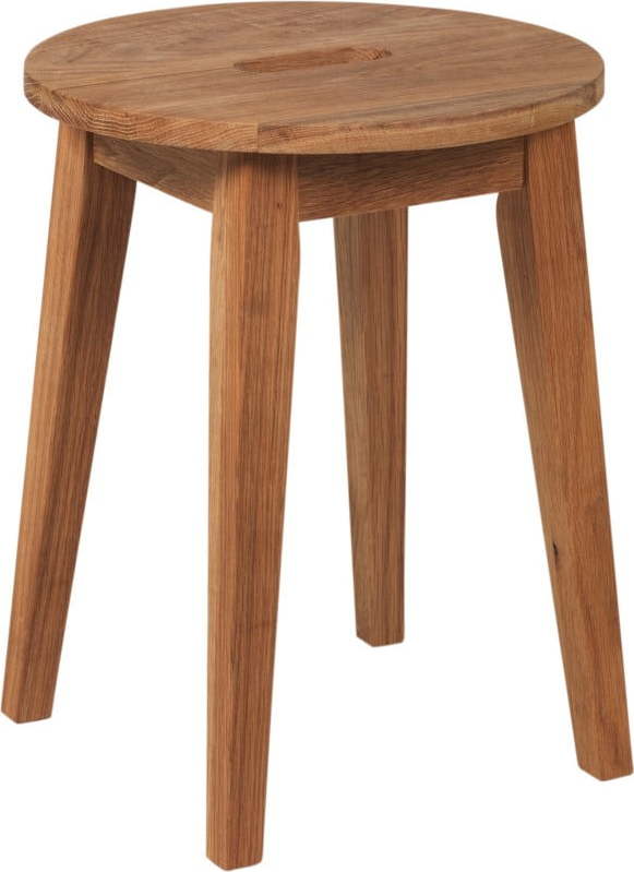 Přírodní nízká dubová stolička Rowico Frigg Rowico
