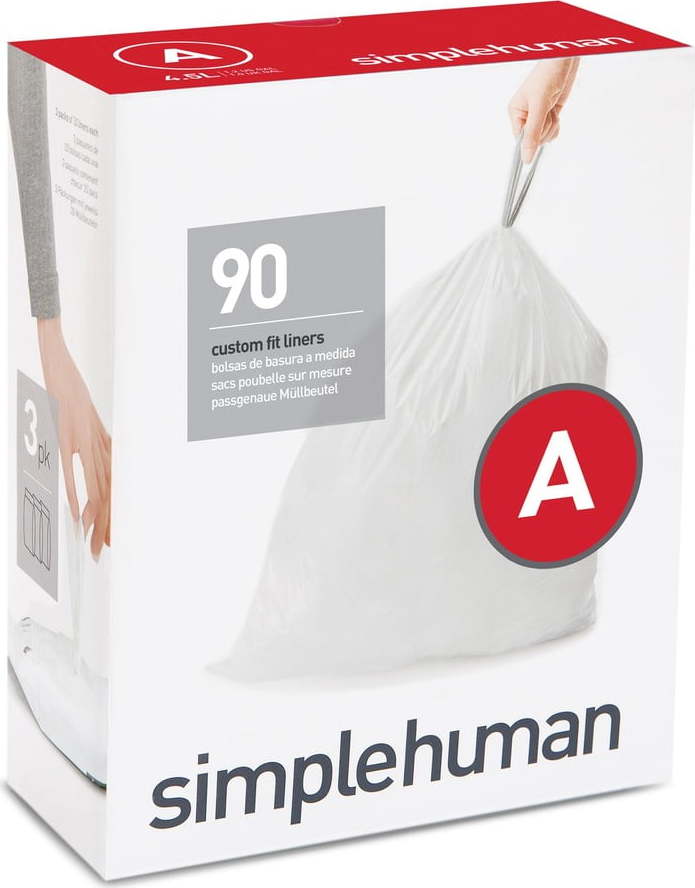Pytle na odpadky 90 ks 4.5 l A - simplehuman Simplehuman