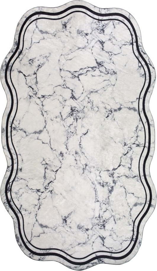 Bílý/šedý koberec 180x120 cm - Vitaus Vitaus